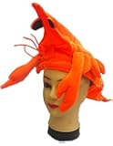 簡単装着! かぶりもの 海老 サメ コスプレ イベント エビ 魚 コスチューム 宴会 アニメ グッズ ウイッグネット 海老 エビ