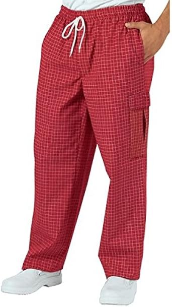 ATELIER DEL RICAMO - Pantalón de cocinero - Hombre: Amazon.es: Ropa y accesorios