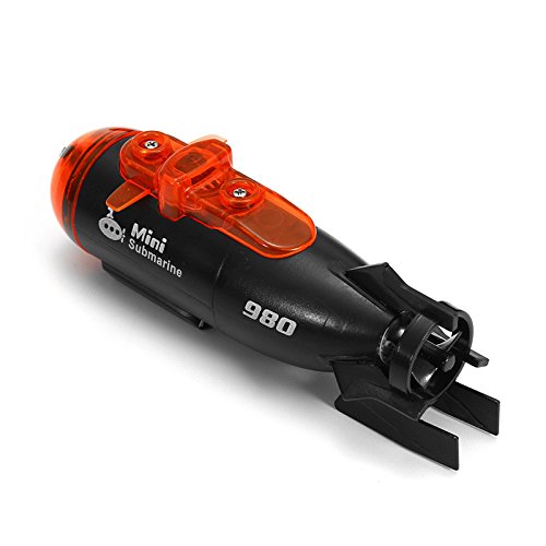Mini Micro Radio Remote Control RC Submarine Ship Boat With LED Light Toy Gift