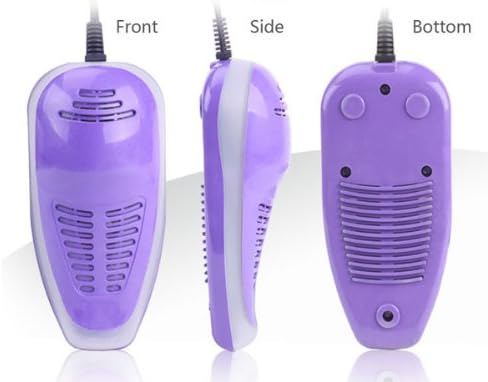 Heating Dry boots Footwear Portable UV Disinfectant Shoes Heater Dryer Warmer (Purple)