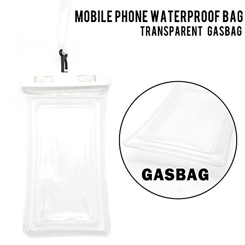 Connia Floating Waterproof Phone Case Waterproof Pouch Cell Phone Dry Bag For iPhone 6 7 8 X (White)