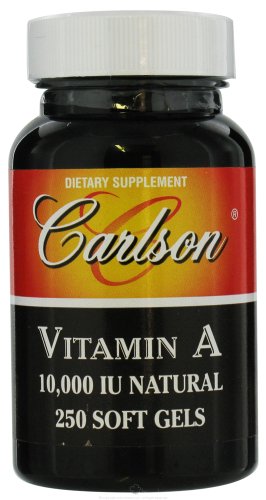 Carlson - Vitamin A, 10000 IU (3000 mcg RAE), Immune Support, Vision Health, Antioxidant, 100 Softgels