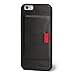 Distil Union Wally Wallet Case for iPhone 6 - Genuine Leather Protective Case (Black/Black)
