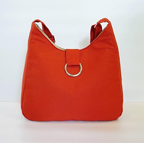 Virine burnt orange shoulder bag, cross body bag, messenger bag, everyday bag, handbag, travel bag, tote, women - KATIE