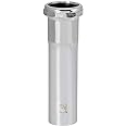 Eastman 1-1/2 Inch Heavy Duty Extension Tube with Slip Joint Connection, 6 Inch Length, 22 Gauge, Brass Plumbing Fitting, Chrome, 35101