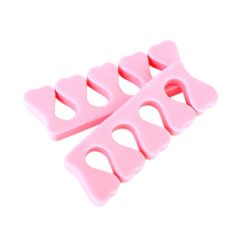 perfektchoice 2pcs Foam Toe Finger Separator Straightener Nail Art for Manicure Pedicure