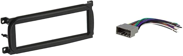 Metra 99-6503 Dash Kit For Chry/Dodge/Jeep 98-Up & Scosche CR02B Wiring Harness for 2002-Up Select Chrysler/Jeep Vehicles Speaker Connector