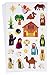 Juvale 864-Piece Christmas Stickers, 36 Sheets Nativity Scene Stickers for Scrapbooking, DIY Crafts, Holiday Card Making, Gift Wrapping, Decorations, and Classroom Projects