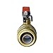 PROCURU 4-Pack 1/2-Inch PushFit Forged Brass Ball Valve, Push-to-Connect Full Port, Heavy Duty Valve for Copper, PEX, CPVC, Certified Safe (8X8312-4P)