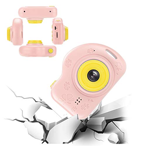 Fan-Ling Kids Camera Digital Video Camera Gift Mini Rechargeable Camera Creative Camcorder,Gifts for Kids,Pocket Size Easily Carry (Pink)