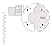 Zing Ear ZE-268S6 3 Speed 4 Wire Ceiling Fan Pull Chain Switch Replacement Three Way Four Position Rotary Motor Controller Repair Kit 3A250VAC 6A125VAC for Overhead Fans & Floor Fans - Brass Finish