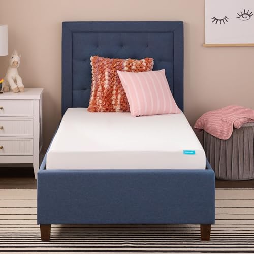 Linenspa 5 Inch Gel Infused Memory Foam Mattress - Twin XL Size - Firm - Low Profile Bed - Mattress in a Box - Youth or Kids Bed - Guest Bedroom, Pressure Relieving and Breathable - CertiPur Certified