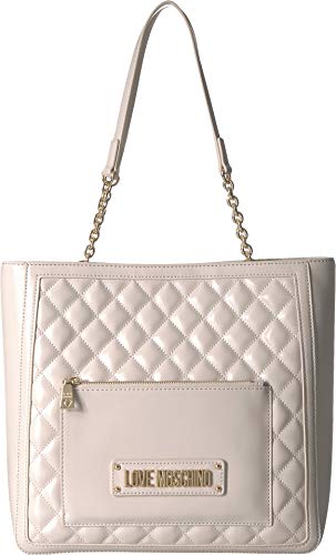 Love Moschino PORTAFOGLIO QUILTED PU AVORIO
