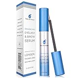 Natural Eyelash Growth Enhancer and Brow Serum for Long, Luscious Lashes and Eyebrows