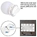 Minetom Hollywood Style Vanity Lights Kit for Vanity Mirror with Touch Dimmer, 10 LED Mirror Light Bulb Lighting Strip for Makeup Vanity Table Set in Dressing Room Bath Room (Mirror Not Include)