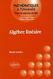 Image de Algèbre linéaire (French Edition)