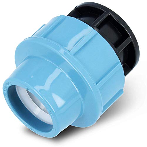 PE Stopfen Endkappe 32 mm PN 16 Klemmverbinder Für PE Rohr Verschraubung | Kunststoff Klemmkupplungen Wasserrohrstopper… – Bild 3