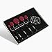 BEZOX Silicone Makeup Brush, Set of 5pcs Oval Makeup Brushes, Cream/Cosmetics/Foundation Application Tools - W/Makeup Brushes Acrylic Holder
