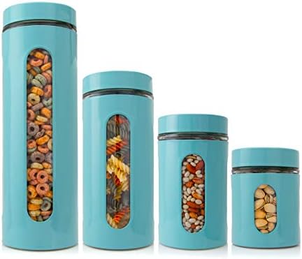 Venoly Dry Food Storage Containers With Lids 4 Pc Set Airtight