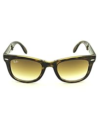 Ray-Ban RB4105 710 51 Marco de tortuga Wayfarer plegable   Lente marrón degradado 54 mm