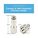 Clemagic Premium Aluminum 4.0A Dual USB Car Charger for iPhone 6 / 6plus/ 5/ 5s/ 5c/ 4/ 4s, iPad, Life Hammer Function, Fast Charging Installs in Seconds