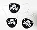 GiftExpress Pirate Hats and Pirate Eye Patches 1 dozen/Pirate Costume/Pirate Party Supplies