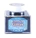 Sulyn Extra Fine Onyx Black Glitter Stacker Jar, 2 Ounces, Non-Toxic, Stackable and Reusable Jar, Multiple Slot Openings for Easy Dispensing and Mess Reduction, Black Glitter, SUL50871