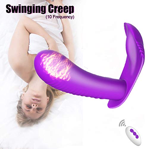 Electric Therapeutic Wand Massager, Heating Personal Massager Double Head Waterproof Body Massager 10 Vibration Patterns for Muscle Stimulators - Thumbnail 7