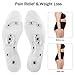 3 Pairs Acupressure Magnetic Massage Insoles, Oumers Foot Massage Shoe-pad Foot Therapy Reflexology Pain Relief Shoe Insoles,Transparent (US M:8-11 W:9-12)thumb 3