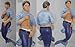 December Diamonds Denim Handsome Young Merman Pulling up his Polo Shirt to Reveal Boxers with DD on the Front, and Amazing 6 pack Abs-School Boy Handsome & Innocence.Denim is Handpainted & Gift Boxed Limited Edition