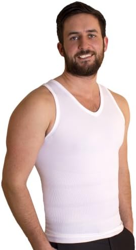 Tone Tee Men's Vest Large White