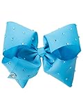 JoJo Siwa Girls' Jojo Bow and Necklace Set Blue