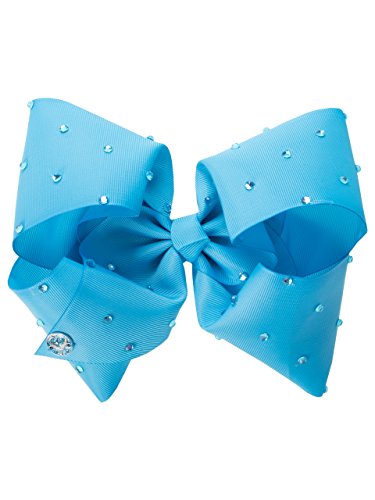 JoJo Siwa Girls' Jojo Bow and Necklace Set Blue