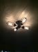 YOBO Lighting Oil Rubbed Bronze Wire Cage Vintage 4-Lights Semi-Flush Mount Ceiling Lights Fixture