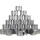 EricX Light Candle Tin 24 Piece, 8 oz, for Candle Making