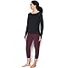 Under Armour Women's Athlete Recovery Henley Sleepwear, Black/Carbon Heather, Medium