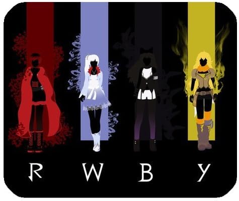 Rwby Anime Characters Customized Rectangle Mousepad Amazon Co Uk Electronics