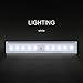 ICOCO Motion Sensor Cabinet Light, 10-LED USB Powered Motion Sensing Night Light Bar with Magnetic Strip for Wardrobe, Closet, Attics, Hallway, Washroom (2 PCS)