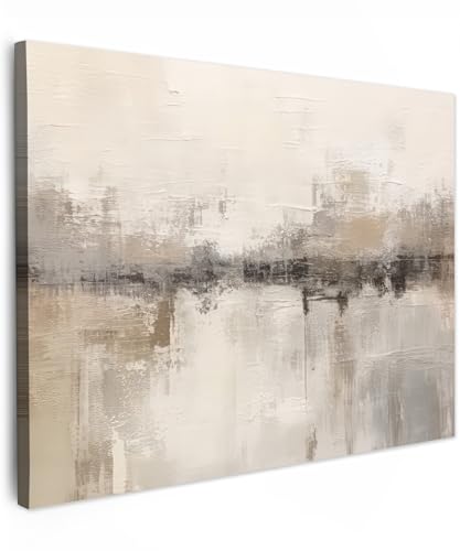 MuchoWow© Leinwand Bilder 80x60 cm Wanddeko Wohnzimmer Aesthetic Room Decor Deko Zimmer Wandbilder Modern Bild auf Leinwand Moderne Kunst - Abstrakt -