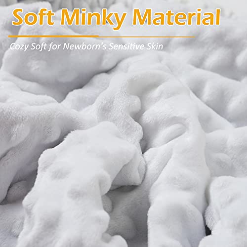 Carseat Canopy for Girl with Upgraded Extra Large Breathable Peep Window - Baby Car Seat Cover with Soft Stretchy Minky Material Inside for Lots of Different Weather(Pink Arrow）