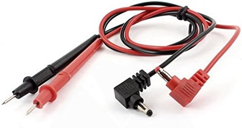 Fuxell Testers Pair Digital Multimeter 1000V Test Lead Cable Probe Red Black 66cm Electricians Clamp Testers