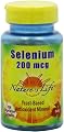 Nature's Life Selenium Veg Capsules, 200 Mcg, 100 Count