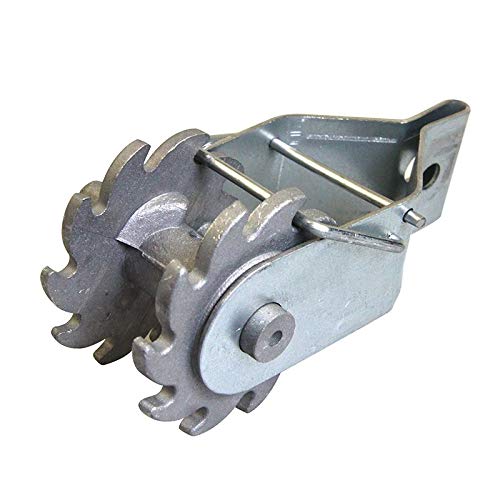 KATSU 10X Fence Strainer Ratchet Tensioner Heavy Duty Aluminium Alloy Electric Fencing Strainers for Livestock Cattle Horses Farm Garden Wire Electric Fence Tighten 667212