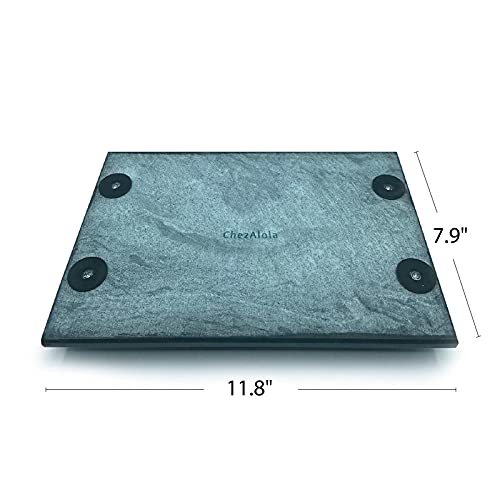 Star Dust x White Mist Natural Marble Vanity Tray with Gold Handles