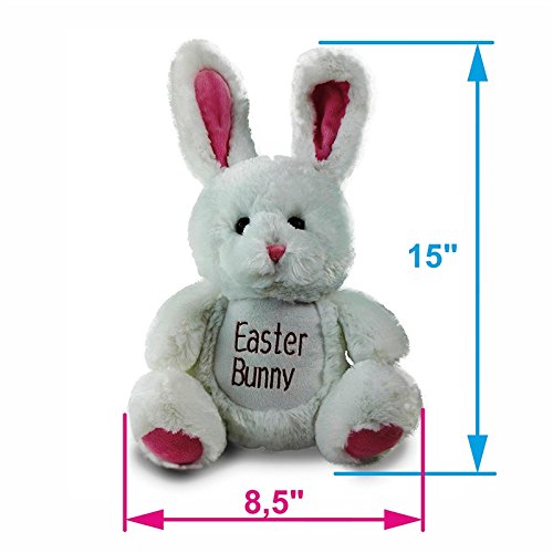 Plush Easter Basket For Baby - Toddler & Kids Of All Ages. Set Includes Plush Easter Bunny, Plush Easter Egg, Plush Easter Chick, Easter Basket - Thumbnail 2