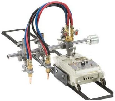 CGOLDENWALL CG1-100 New Semi-automatic Double Torch Gas pipe Cutting Machine Cutter 110V/220V