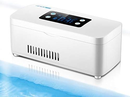 Portable Fridge Car Mini Insulin Refrigerated Box Medical Cosmetics Cooler Intelligent Usb Charging Small Refrigerator 2-18 ° C