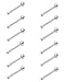 Jstyle 22G 60 Pcs Stainless Steel Nose Studs Rings Piercing Pin Body Jewelry Cai 1.5mm