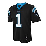 Cam Newton #1 Carolina Panthers NFL Kids Sizes 4-7 Mid-tier Jersey Black (Kids Medium Size 5/6)
