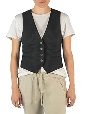 Marleah Pinstripe Charcoal Vest (6)